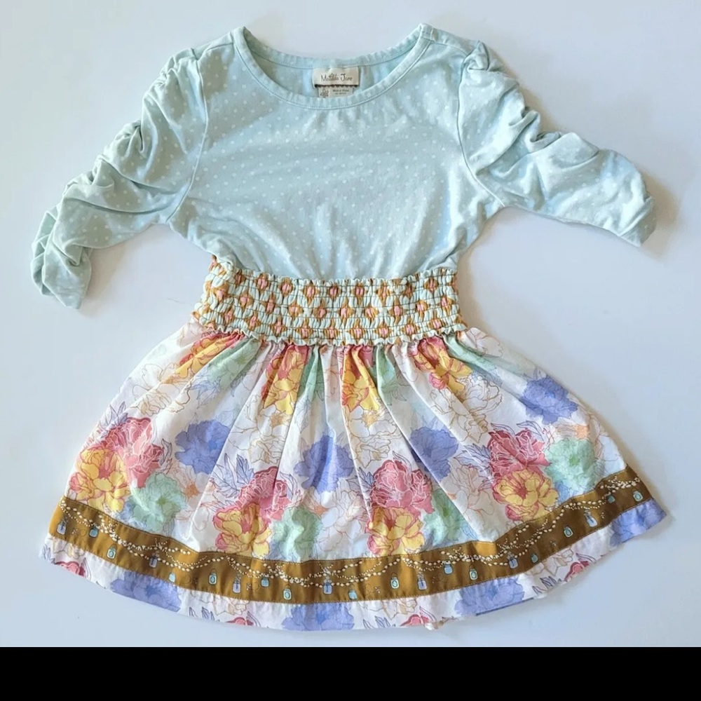 Matilda Jane 4 Hello Lovely Sitting Pretty Smock Waist Dress LA1-452